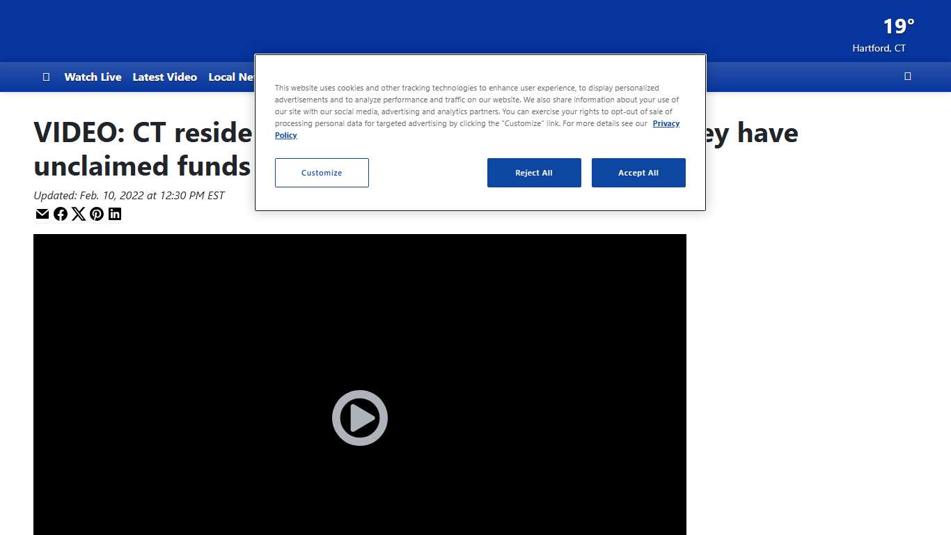 VIDEO: CT residents can check database to see if they have unclaimed funds